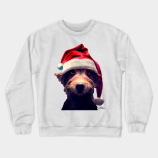 Grumpy Christmas Dog Crewneck Sweatshirt